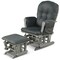 Costway Glider and Ottoman Cushion Set Wood Baby Nursery Rocking Chair Beige/Brown/Dark Grey/Light Grey/Pink/Grey